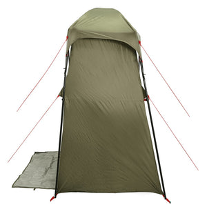 vidaXL Shower Tent 2-Person Olive Green Waterproof