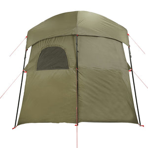 vidaXL Shower Tent 2-Person Olive Green Waterproof