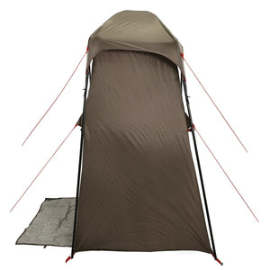 vidaXL Shower Tent 2-Person Brown Waterproof