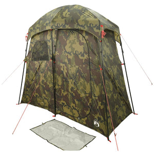 vidaXL Shower Tent 2-Person Camouflage Waterproof