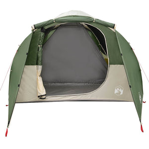 vidaXL Family Tent Tunnel 6-Person Green Waterproof