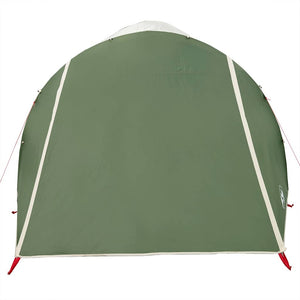 vidaXL Family Tent Tunnel 6-Person Green Waterproof