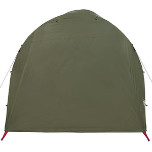 vidaXL Family Tent Tunnel 6-Person Olive Green Waterproof