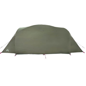 vidaXL Family Tent Tunnel 6-Person Olive Green Waterproof