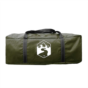 vidaXL Family Tent Tunnel 6-Person Olive Green Waterproof