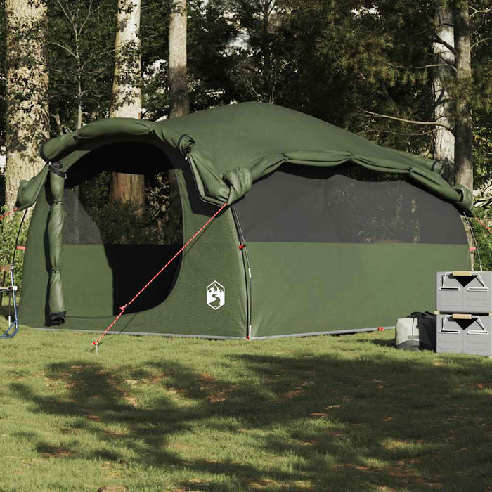 vidaXL Family Tent Tunnel 6-Person Olive Green Waterproof