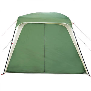 vidaXL Camping Tent with Porch Dome 5-Person Green Waterproof