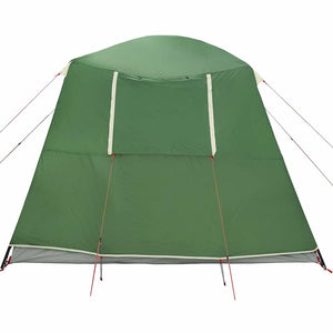 vidaXL Camping Tent with Porch Dome 5-Person Green Waterproof