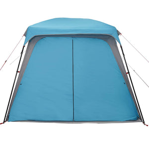 vidaXL Camping Tent with Porch Dome 5-Person Blue Waterproof