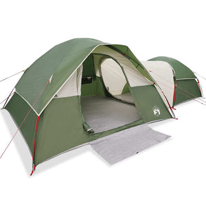 vidaXL Camping Tent 5-Person Green Waterproof