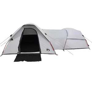 vidaXL Camping Tent 5-Person White Blackout Fabric Waterproof