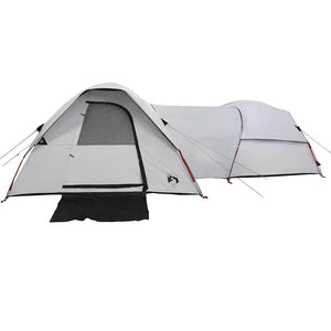 vidaXL Camping Tent 5-Person White Blackout Fabric Waterproof