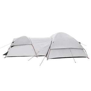 vidaXL Camping Tent 5-Person White Blackout Fabric Waterproof