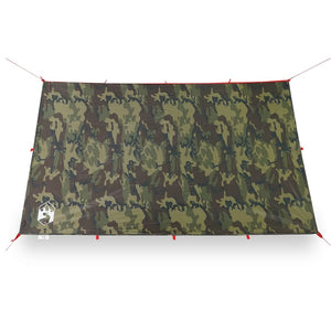 vidaXL Camping Tarp Camouflage 306x306 cm Waterproof