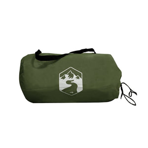 vidaXL Camping Tarp Olive Green 366x306 cm Waterproof