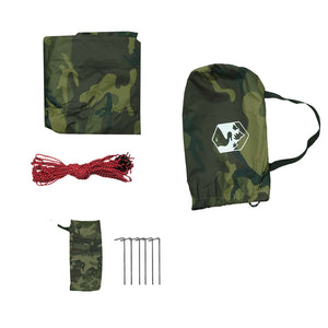 vidaXL Camping Tarp Camouflage 366x306 cm Waterproof