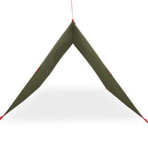 vidaXL Camping Tarp Olive Green 406x306 cm Waterproof