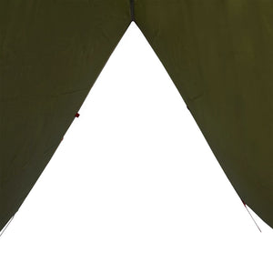 vidaXL Camping Tarp Olive Green 406x306 cm Waterproof