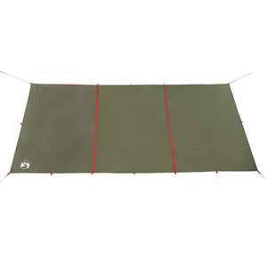 vidaXL Camping Tarp Olive Green 451x420 cm Waterproof