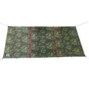 vidaXL Camping Tarp Camouflage 451x420 cm Waterproof