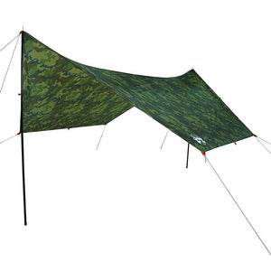 vidaXL Camping Tarp Camouflage 438x376x212 cm Waterproof