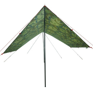 vidaXL Camping Tarp Camouflage 438x376x212 cm Waterproof