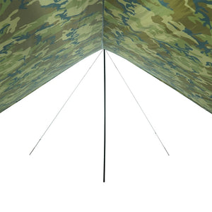 vidaXL Camping Tarp Camouflage 438x376x212 cm Waterproof