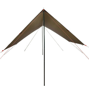 vidaXL Camping Tarp Brown 462x306x211 cm Waterproof