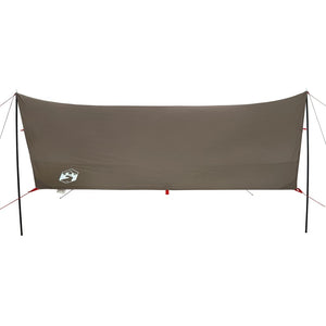 vidaXL Camping Tarp Brown 462x306x211 cm Waterproof