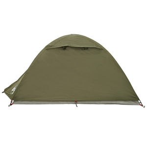 vidaXL Camping Tent Dome 2-Person Olive Green Waterproof