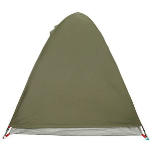 vidaXL Camping Tent Dome 2-Person Olive Green Waterproof