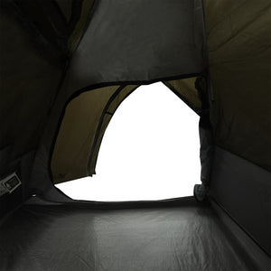 vidaXL Camping Tent Dome 2-Person Brown Waterproof