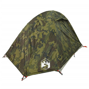 vidaXL Camping Tent Dome 2-Person Camouflage Waterproof