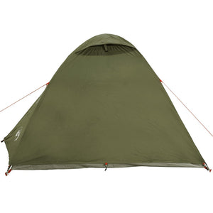 vidaXL Camping Tent Dome 3-Person Olive Green Waterproof