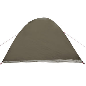 vidaXL Camping Tent Dome 3-Person Brown Waterproof