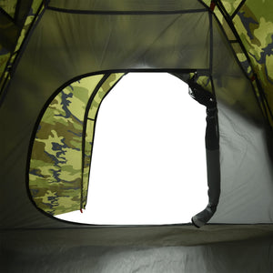 vidaXL Camping Tent Dome 3-Person Camouflage Waterproof