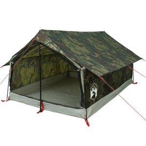 vidaXL Camping Tent 2-Person Camouflage Waterproof