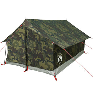 vidaXL Camping Tent 2-Person Camouflage Waterproof