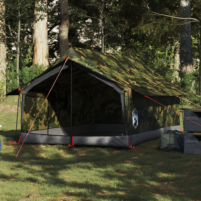 vidaXL Camping Tent 2-Person Camouflage Waterproof