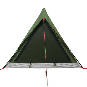 vidaXL Camping Tent 2-Person Olive Green Waterproof