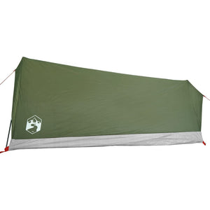 vidaXL Camping Tent 2-Person Olive Green Waterproof