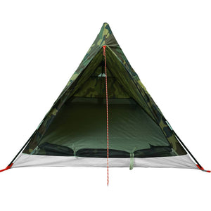 vidaXL Camping Tent 2-Person Camouflage Waterproof