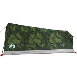 vidaXL Camping Tent 2-Person Camouflage Waterproof