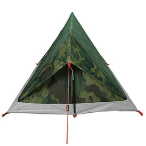 vidaXL Camping Tent 2-Person Camouflage Waterproof