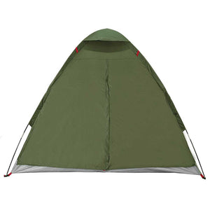 vidaXL Camping Tent Dome 2-Person Olive Green Waterproof