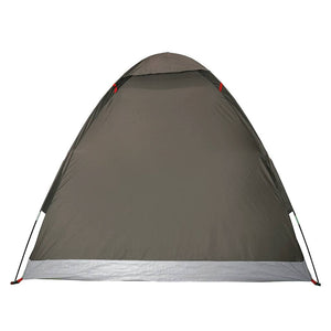 vidaXL Camping Tent Dome 2-Person Brown Waterproof