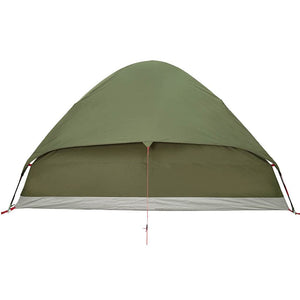 vidaXL Camping Tent Dome 4-Person Olive Green Waterproof