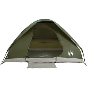 vidaXL Family Tent Dome 6-Person Olive Green Waterproof