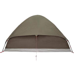 vidaXL Family Tent Dome 6-Person Brown Waterproof