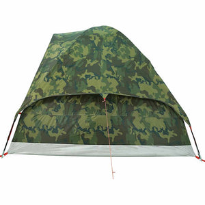 vidaXL Family Tent Dome 6-Person Camouflage Waterproof